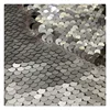 Spring summer new fish scales mesh embroidered sequin fabric can be customized for stage dresses