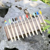 

Eco Friendly Soft Nylon Bristle Custom Biodegradable Organic Bamboo Toothbrush