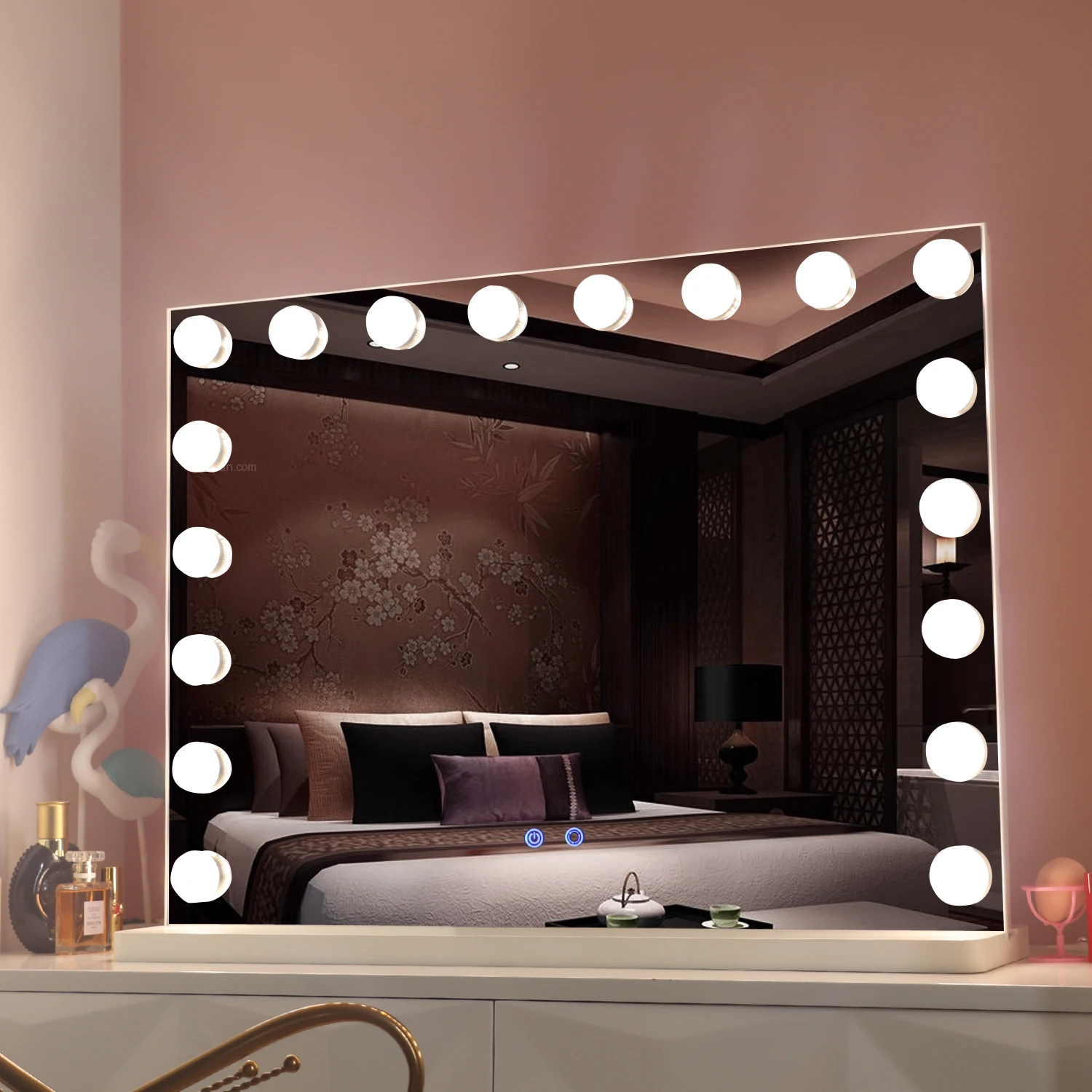 

32*24 inch Theatrical Large Vanity Makeup Hollywood Mirror, Customized color