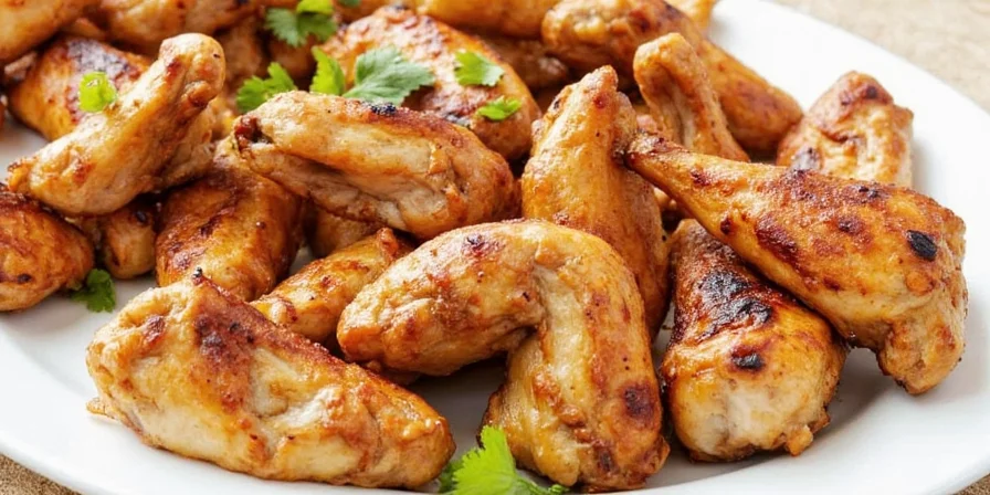 Gochugaru-rubbed chicken on the grill