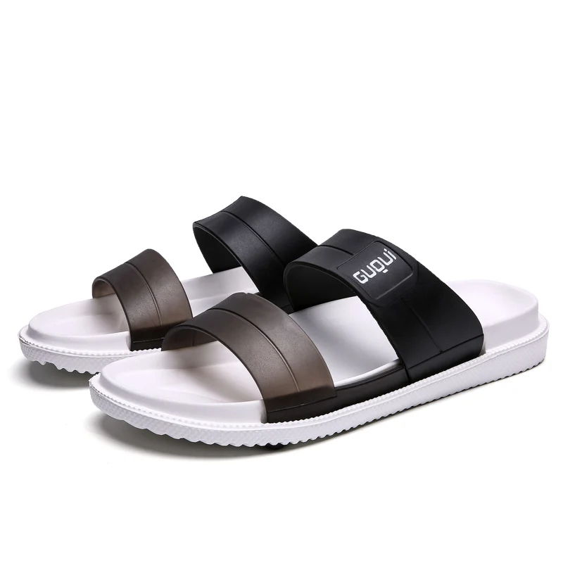 

New Model Cool Fashion Men Slide Sandal Slipper Navy Blue Slide Sandal Couple slippers