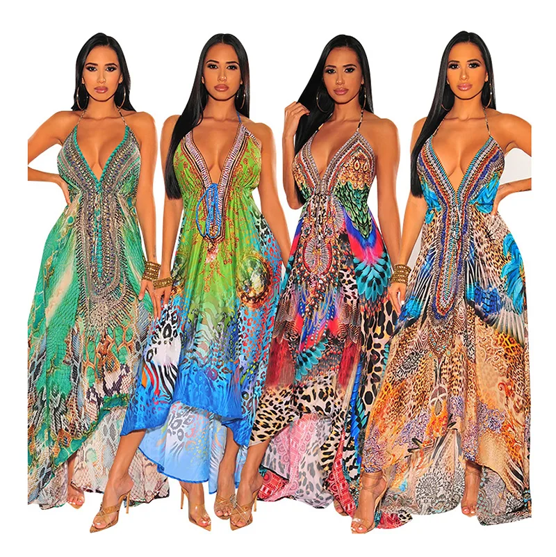 

OXGIFT Wholesale 2021 Halter sexy washable evening dresses
