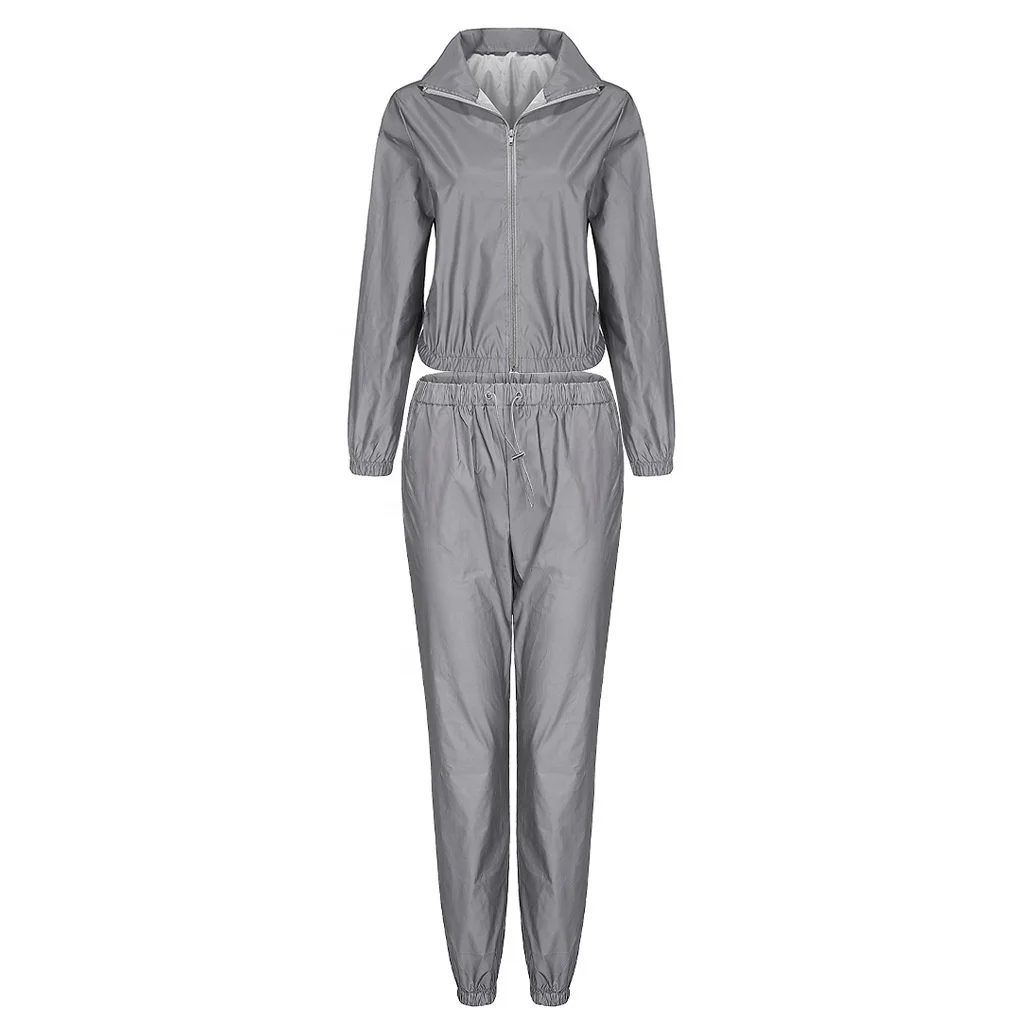 

Wholesale Spot Autumn New Fashion plus size Reflective Casual women Clothing Set