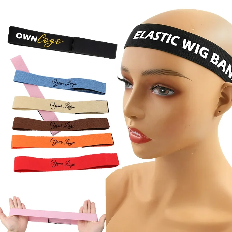 

Private label New Style Elastic Bands Wig Making Accessories Black velvet Highest quality Wig Elastic Band