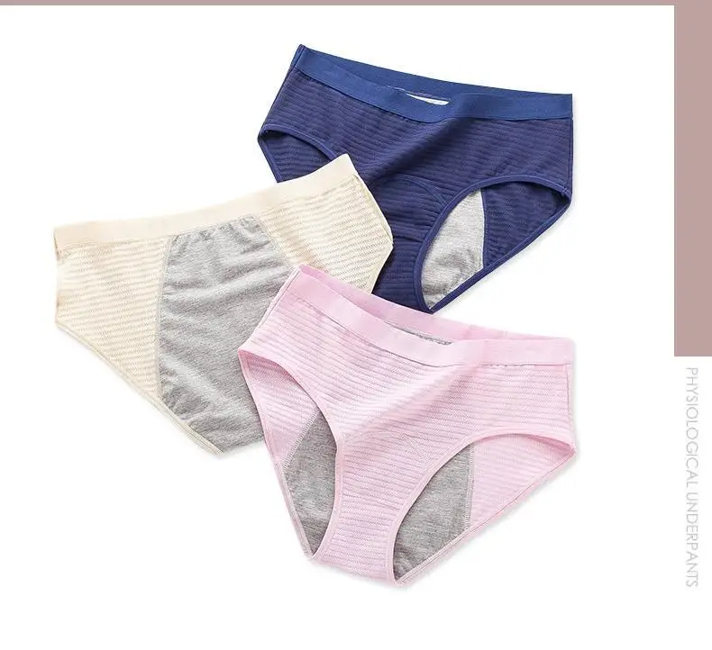 

culotte femme 2xl ladies wholesale period menstruation physiological panties sexy women panties underwear, 6 colors