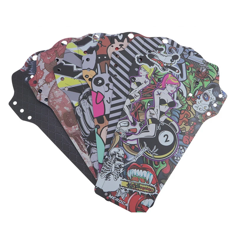 

Super lightweight bicycle fender Easy to install personalized patterns Bicycle parts Bicycle Mudguard