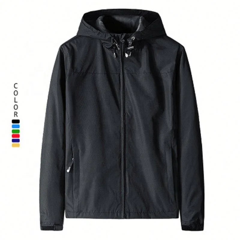 

Designer Autumn Sports Windproof Waterproof Men's Jackets, Khaki/red/black/army green/blue/dark blue
