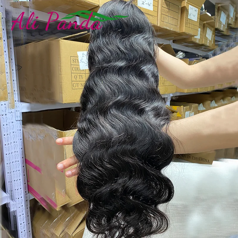 

100% Original Lace Wig Frontal Body Wave Brazilian Human Hair Premium Wig Human Hair Transparent 13*4 HD Human Hair Lace Wig