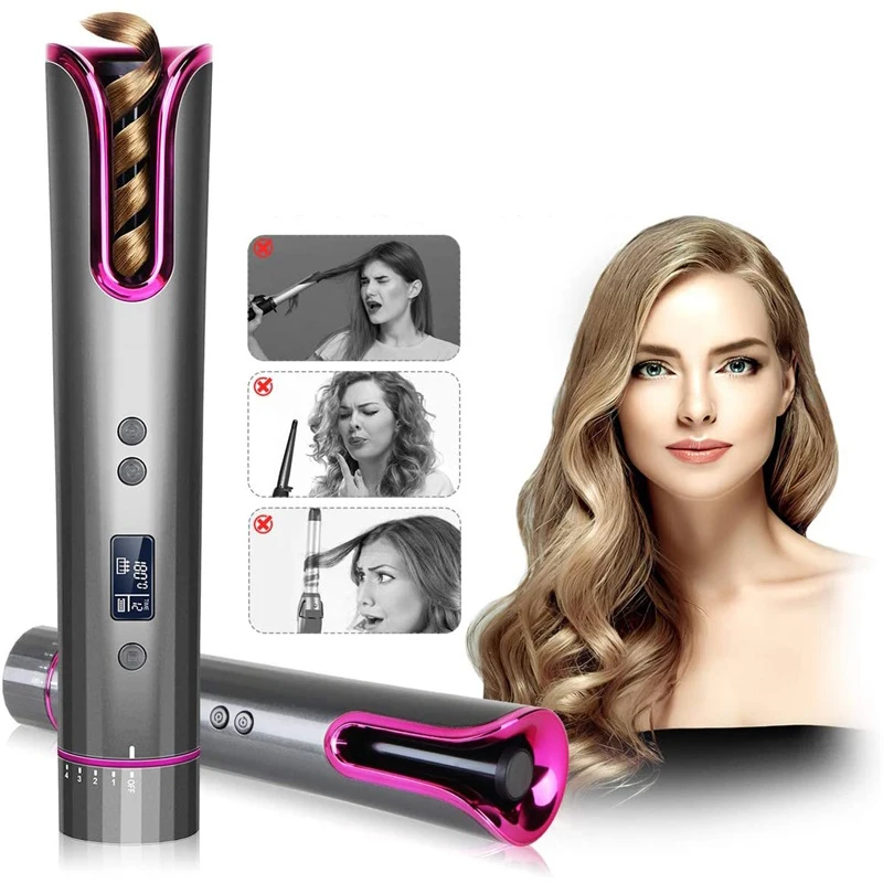 

Professional Portable Usb Cordless Automatic Hair Curler