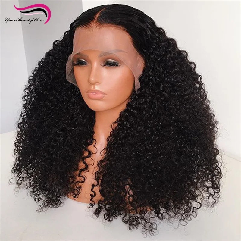 

Hot Sale Indian One Donor Raw Virgin Human Hair Natural Color Bob Curly Wave Transparent Swiss HD Full Lace Wig