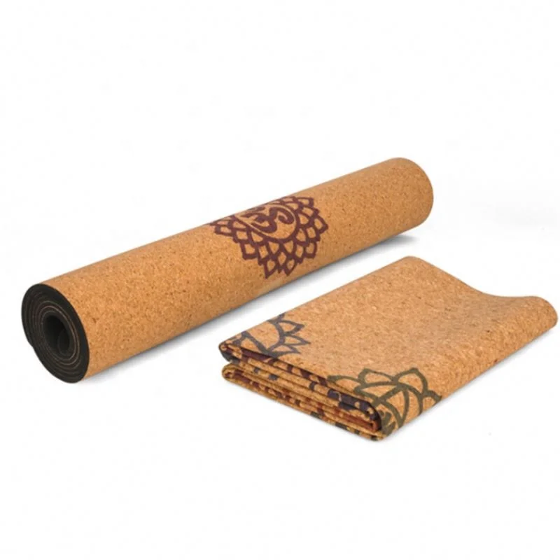 

Manufacturer Graphic Customization Instructional Gymnastics Premium Synthetic Cork tapis de Yoga Mats Supplier