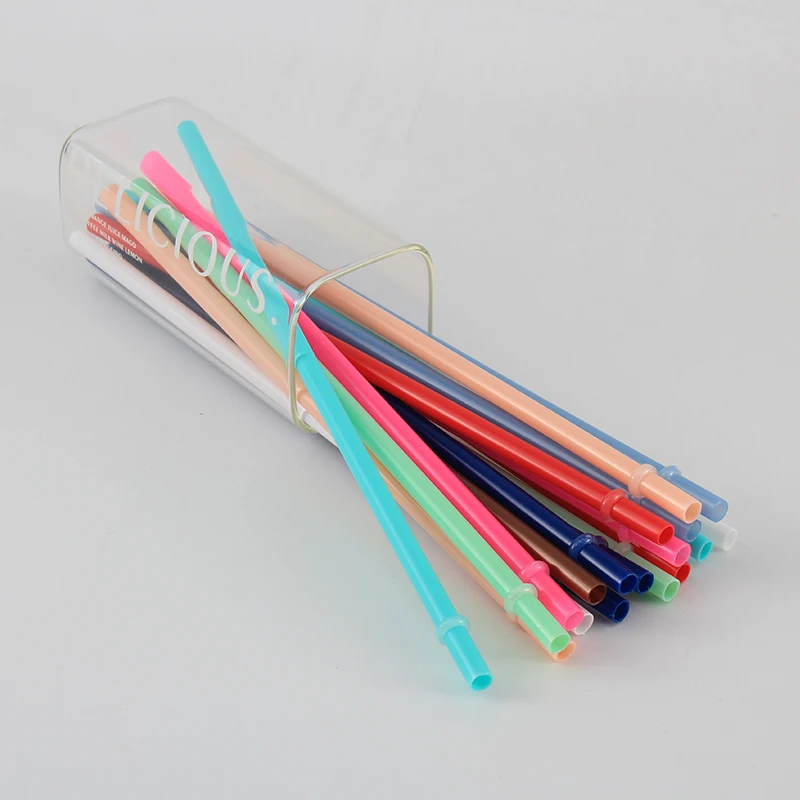 

High Quality Plastic Straws Disposable Solid Straws Drinking Straws for juice Festival