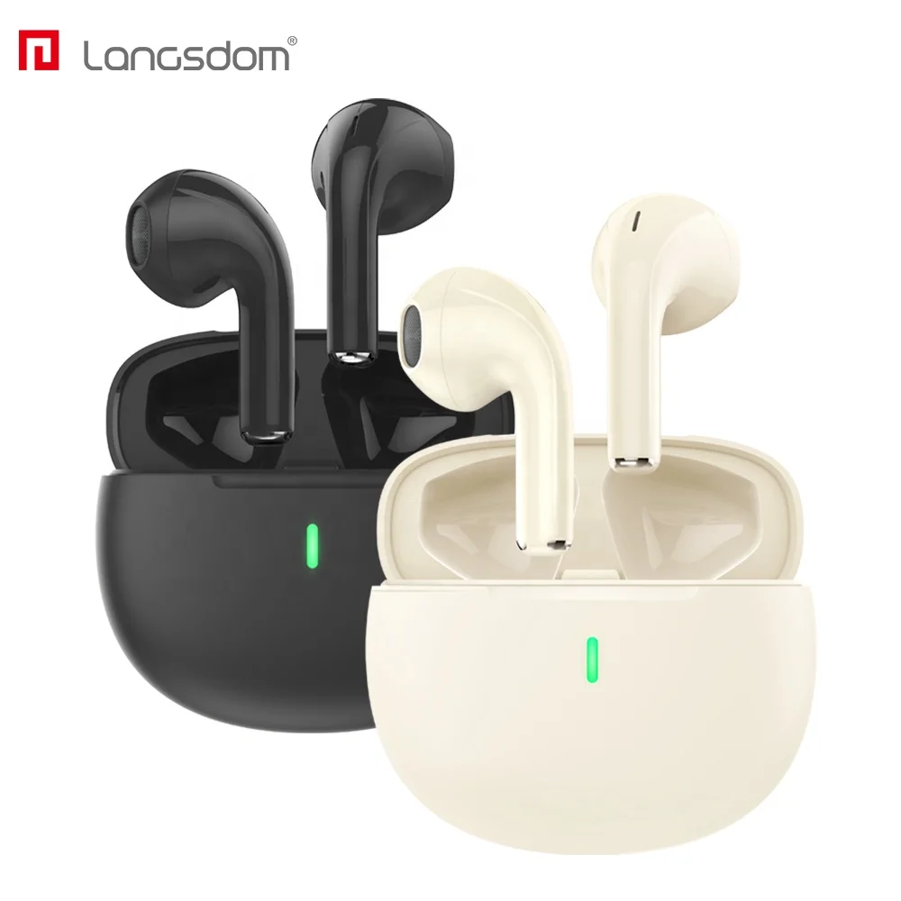 2023 Top Quality Wireless Earbuds Tws Bluetooth Headphone In-ear Earphones Handsfree Wireless Earbuds Pro 6 Earbuds