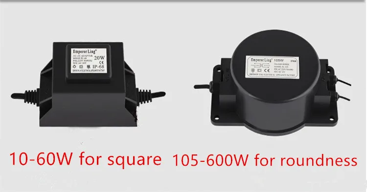 IP68 high quality led light swimming pool light 12v transformers