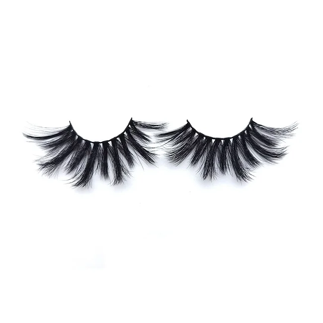 

Wholesales Private Label Full Strip Lashes Customized Packaging 3D Faux Mink False 5D Synthetic Eyelashes, Natural black