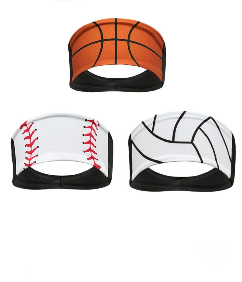 

MIO sports headbands adults stretch fabric sport headband sports headband sweat absorbent cycling yoga baseball printed