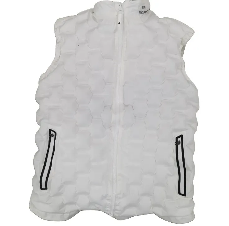 

New environmentally friendly filled air warm outdoor sports vest Zero Down Air Inflatable vest