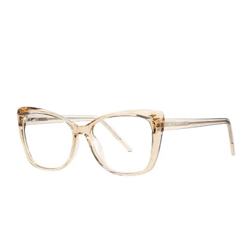 

Optical Eye-glasses Female Private Label Custom Logo Spectacles Clear glasses eyewear
