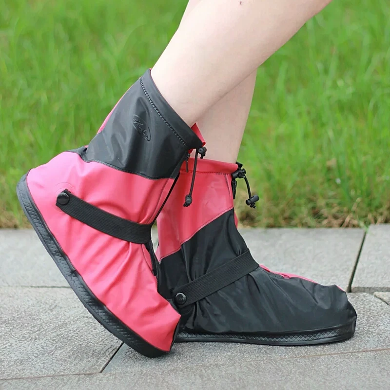 
2020 fashion outside Slip-resistant plastic ankle waterproof rain boots covers 