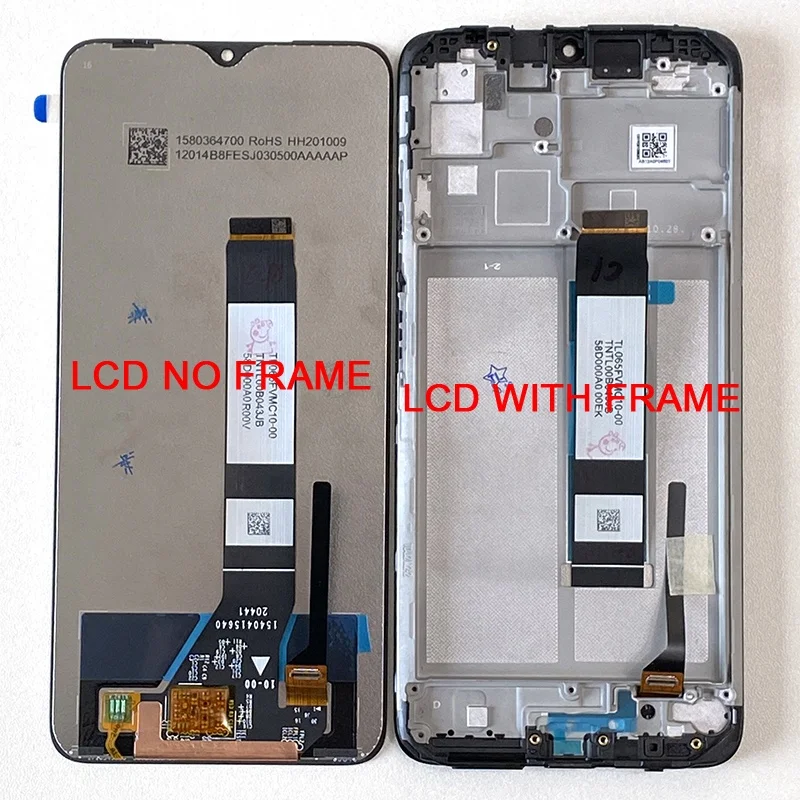 

6.53''Original For Xiaomi Poco M3 M2010J19CG LCD Display Screen Touch Panel Digitizer For PocoPhone M2 Frame, Black