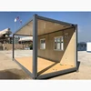 In Stock Supply Fast Shipping High Quality Wooden Pattern Finished Expandable Container House