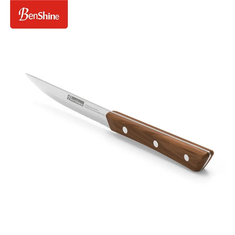 

Best Seller 4.5inch Oem Stainless Steel Steak Knife With Wooden Handle