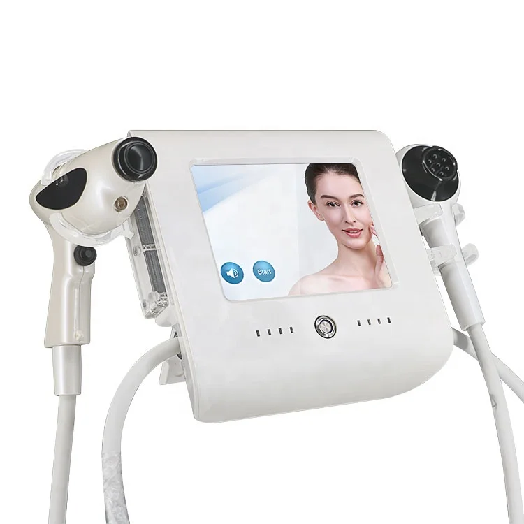 

Newest facial portable rf radio frequency machine thermo face lift vacuum machine, White or customized