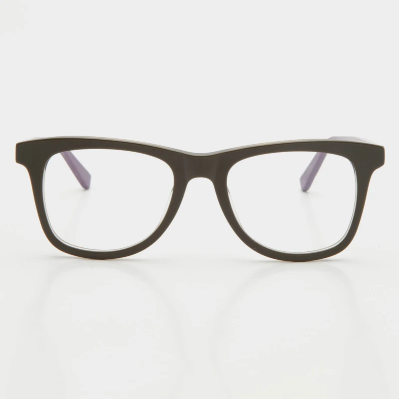 

High Quality Square Unisex Spring Hinge Flexible Spectacle Frame Eyewear Acetate Optical Eye Glass Frames