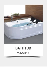 YJ6029 Best Sanitary ware transparent free standing cheap embedded Acrylic bathtub