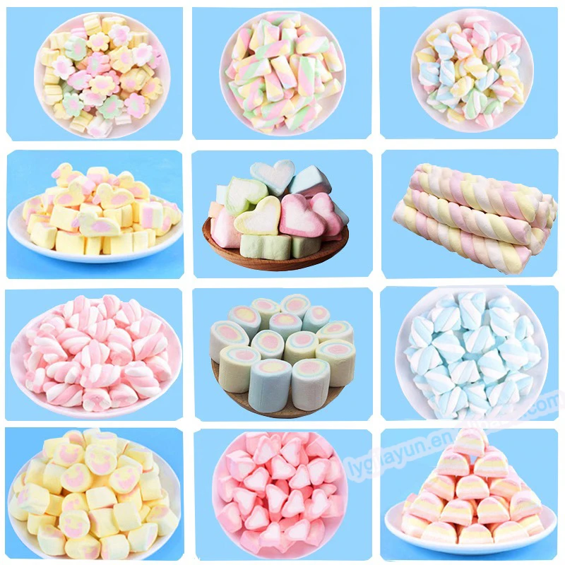 
Halal Packed in Bag /Jar Twisted Marshmallow 