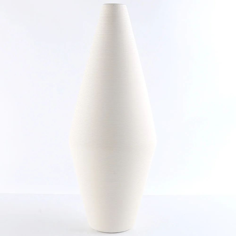 

36cm Surface No Glaze Off White Ceramic Porcelain Home Decor Flower Vases