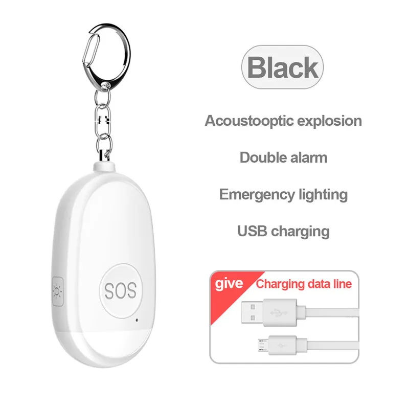 

Logo Customazation Emergency Self Defense Personal Security Defense Product Keychain Alarm Safety Personal Alarm For Woman