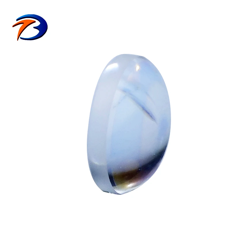 calcium fluoride CaF2 plano convex lens with high hardness for infrared optics use lenses