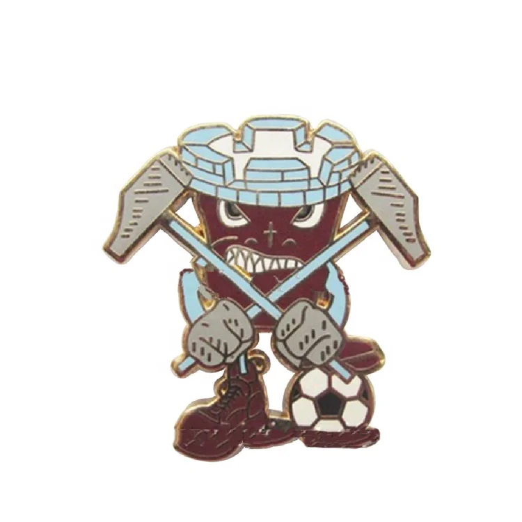 

Factory Price Custom Design High Quality England Football Club Pin Badge die casting lapel pin, Custom color