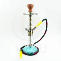 

Fruit sheesha tobacco smoke set hukka pot shisha bar aluminum hookah