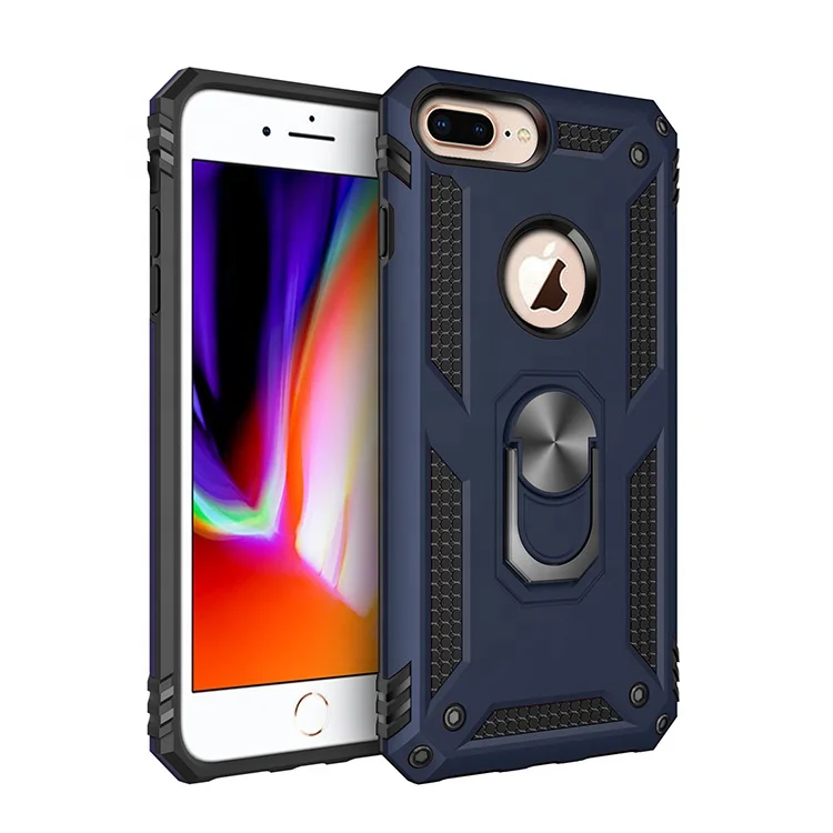 

Wholesale Cell Phone Case For iphone 6 7 8p Protective Folded Holder Case, For iphone 6 7 8p Hybrid Case With Kickstand