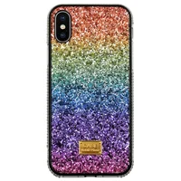 

Bling Rainbow Diamond phone Case For Samsung note10 note10 pro Luxury Gradient rainbow soft TPU Protective Cover