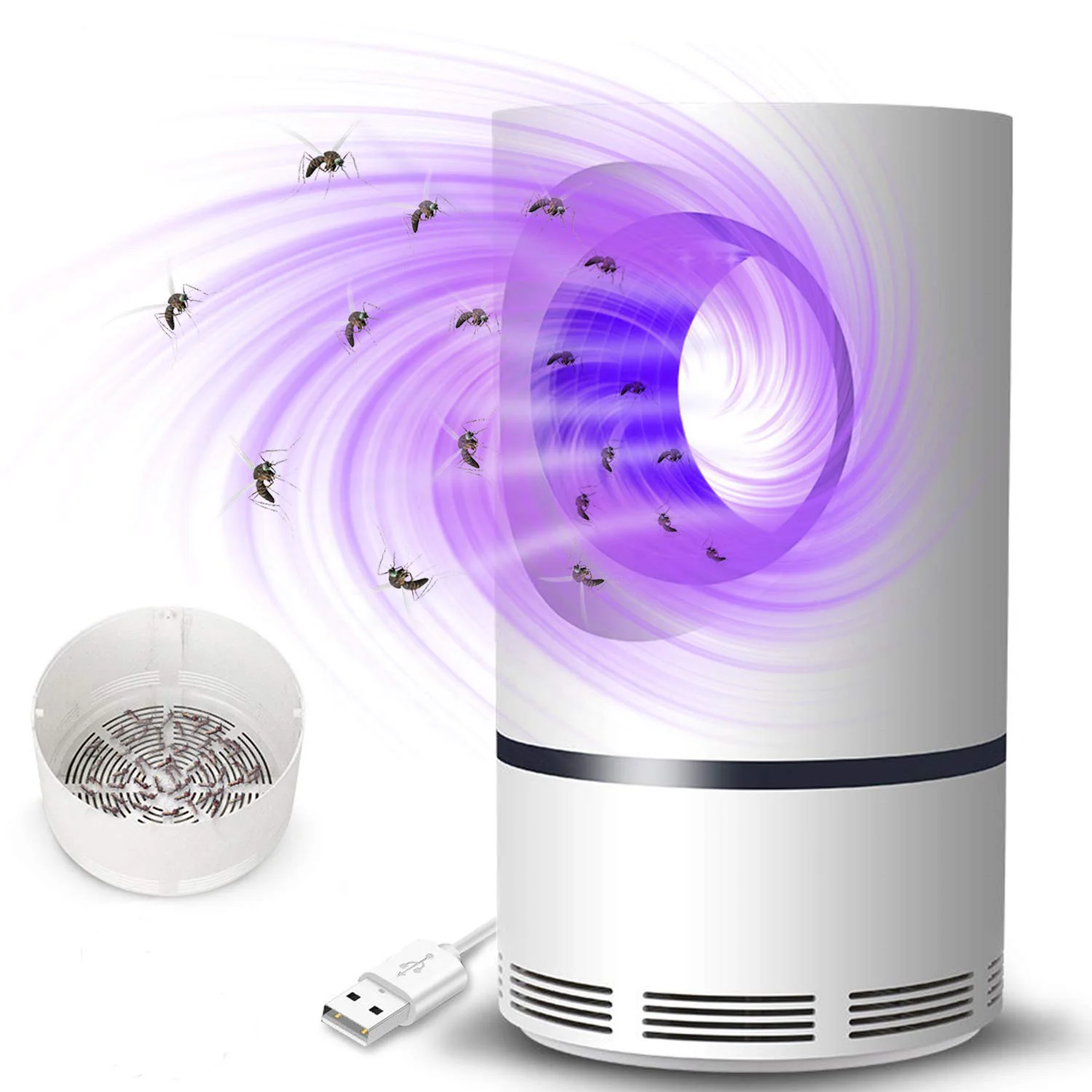

Newest household USB powered electric rechargeable fly insect killing fluorescent mosquito killer anti mosquito lamps