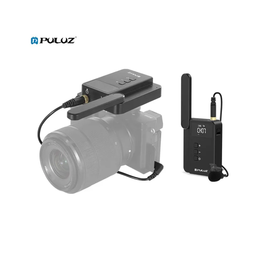 

Manufacturer OEM Dual-Channel Wireless Microphone System with Transmitter and Receiver