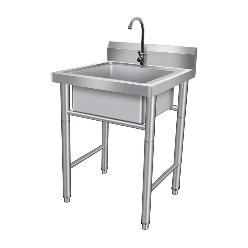 
wholesale single bowl stainless steel kitchen sink for hotel restaurant school outdoor kitchen sink 