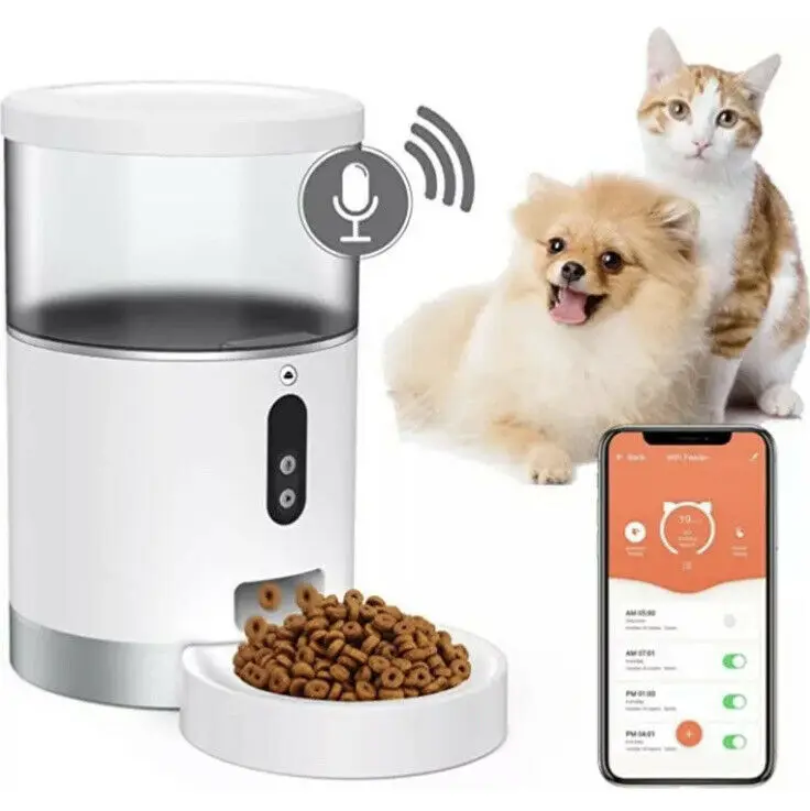 

APP Control Wi-Fi Smart Pet Feeder Automatic Pet Food Dispenser for Cats Dogs & Small Pets