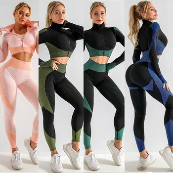 

Women sports Leggings seamless Workout Yoga Suits High Waist Fitness & Yoga Wear leggins women fitness, Black pink gray white