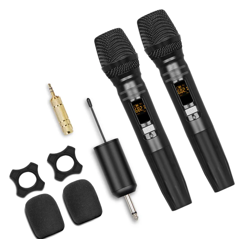 

Universal Wireless Uhf Cordless Mic Condenser Karaoke Broadcast Studio Mike Dynamic Professional Conference Wireless Microphone