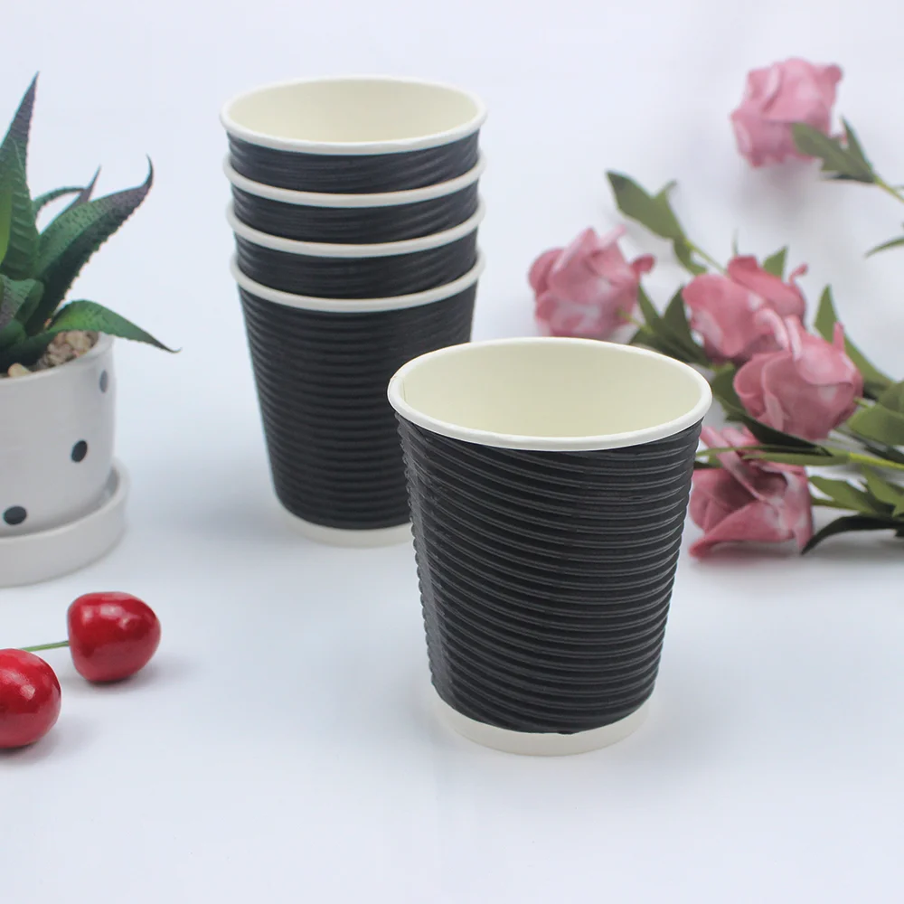 

Disposable Paper Cup, Black
