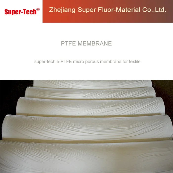 super-tech ptfe micro porous membrane for textile