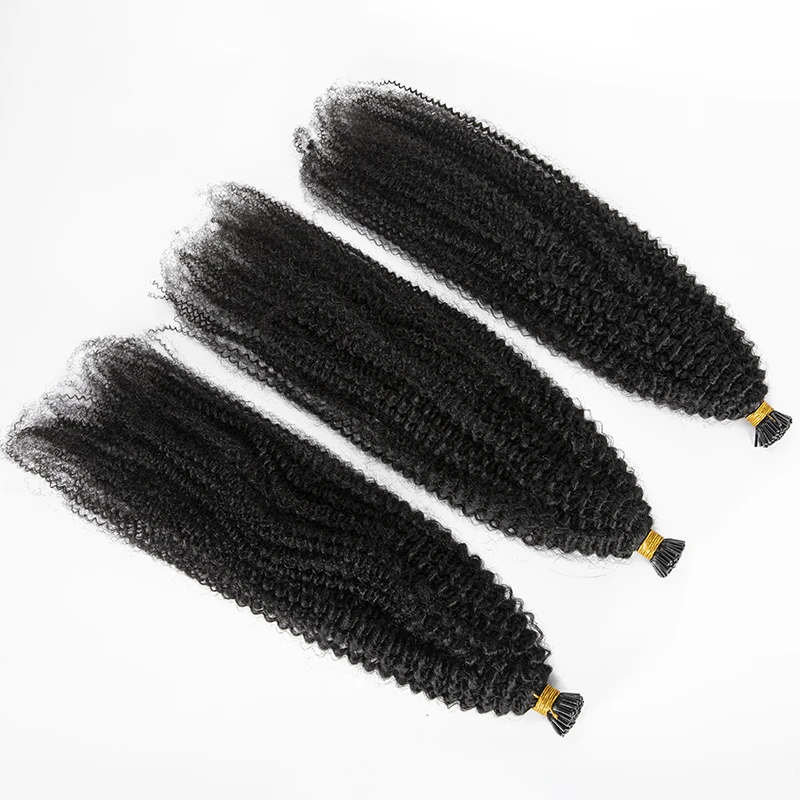 

VMAE High Quality Cambodian #1B 4A 4B 4C 3A Kinky I U Flat Curly Single Drawn Human I Tip Prebonded Human Hair Extensions