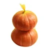 China factory wholesale cheap PE plastic supermarket small net pumpkin packaging mesh bag