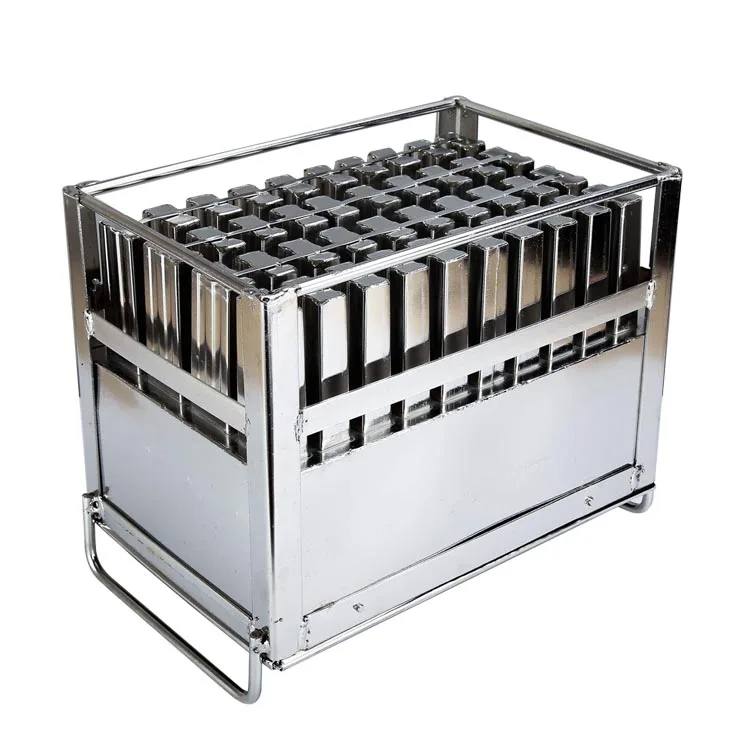 

Big capacity welled use ice shop ice cream popsicle mold, Silver