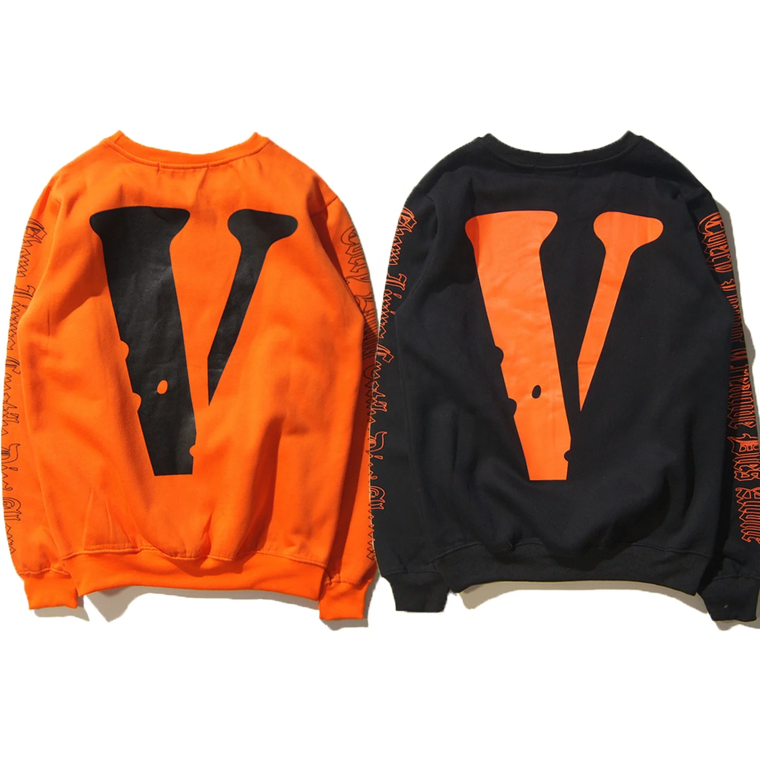 

New Arrivals Autumn V Lone Logo Cotton Pullover Sweatshirt Vlones Men Hoodies