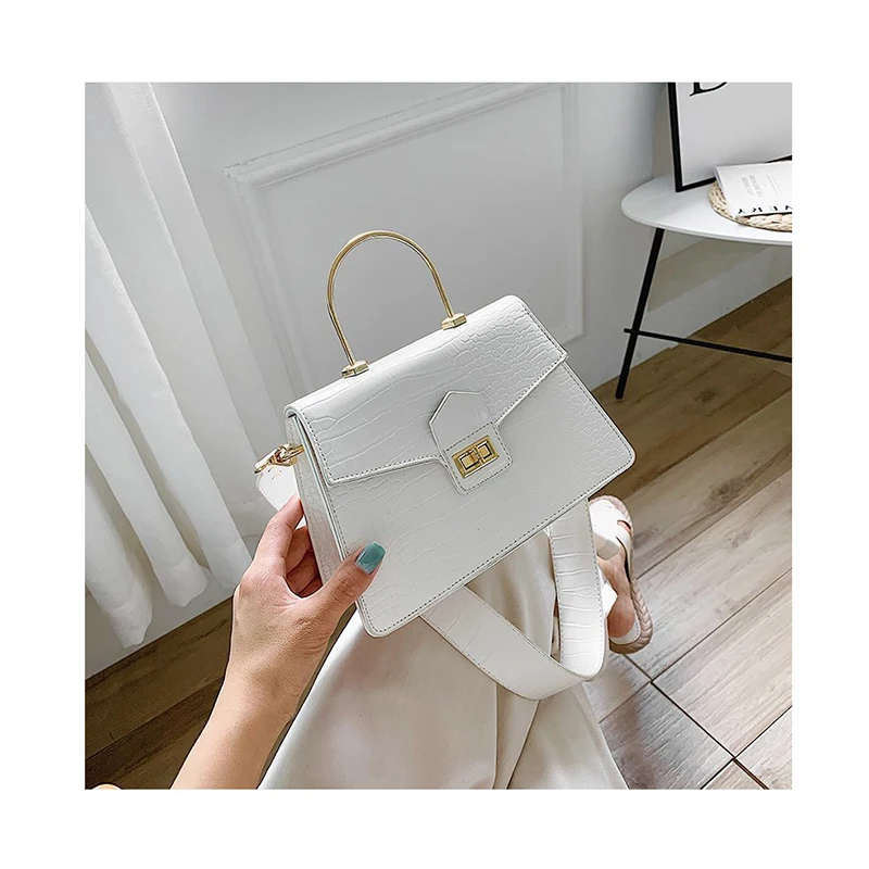 

New Fashion Metal Handle Handbags Women Crossbody Bags 2020 High Qualty Clutch Female Purses Ladies Shoulder Messenger Bag